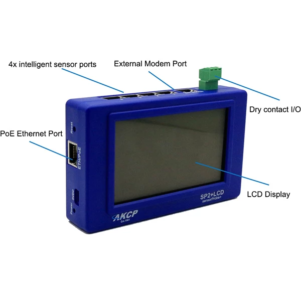 sensorProbe2+ LCD Sensor Monitoring with LCD Display