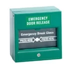 Emergency Break Glass Entrypass 24VDC Green 1