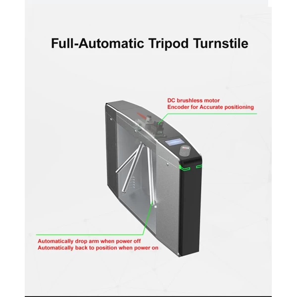 Full-Automatic Tripod Turnstile DR.TD.6383